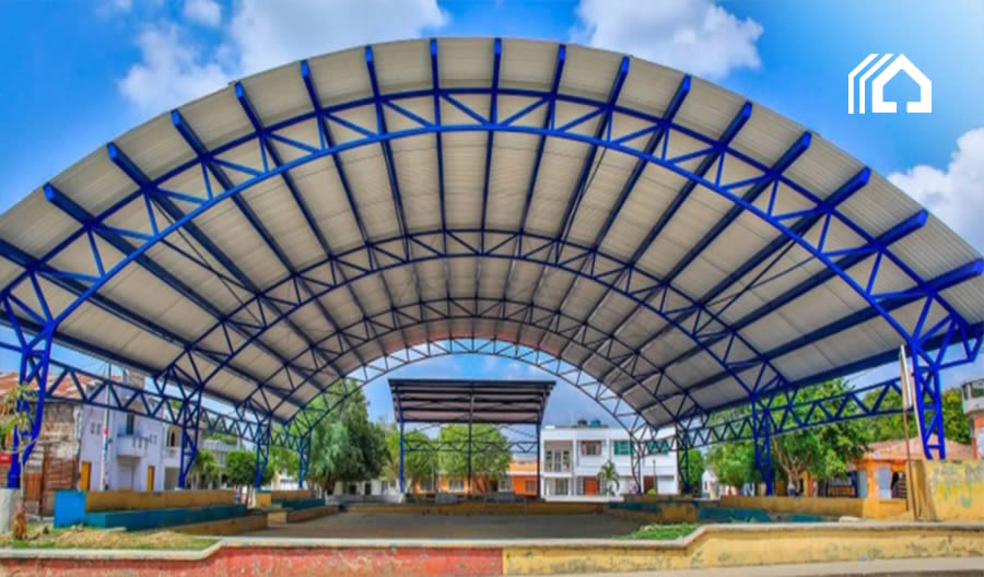 Coberturas curvas de Aluzinc